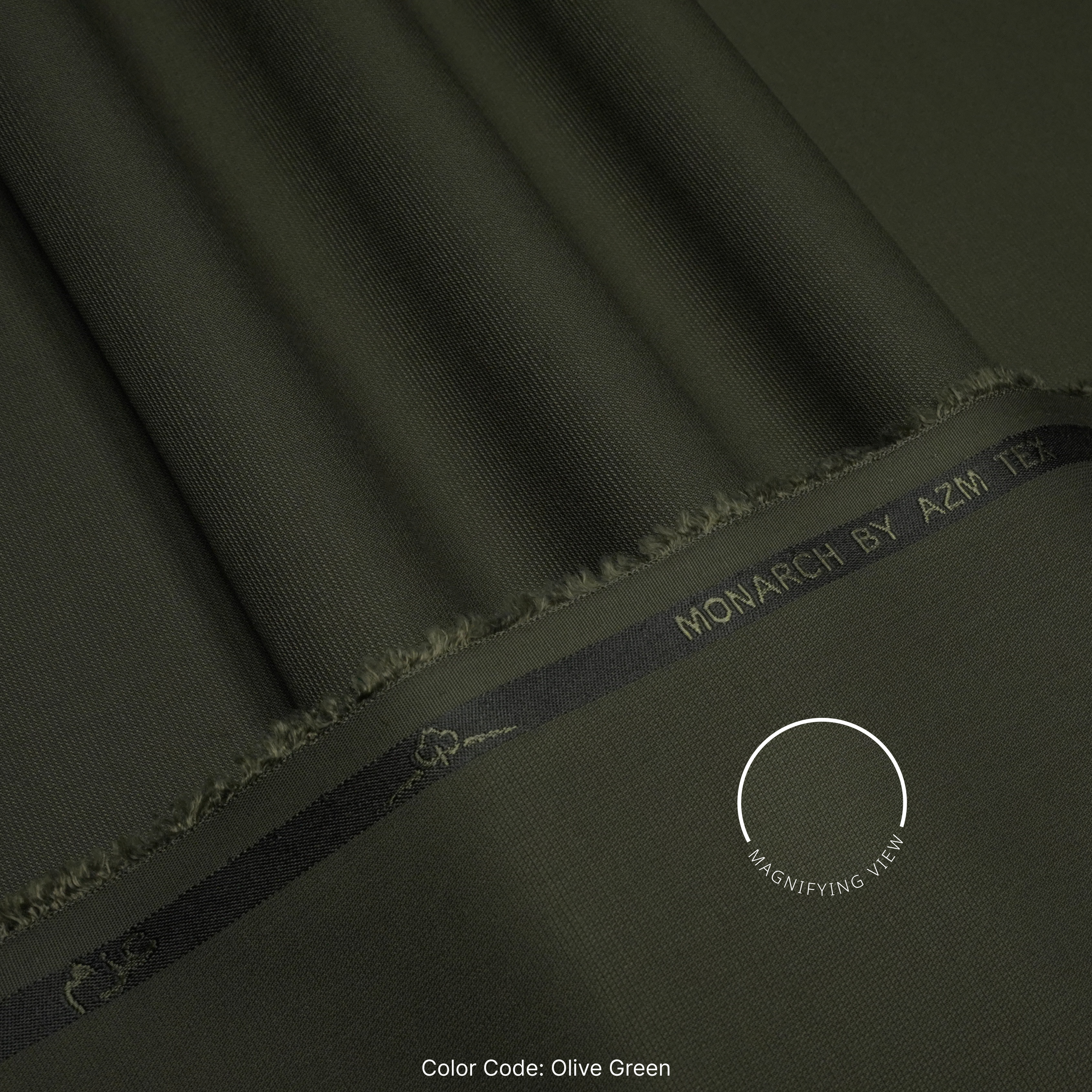 Monarch Wash & Wear By Azm Olive Green