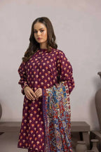 NISHAT KHADDAR UNSTITCHED PRINTED 3PC - City Fabrics 