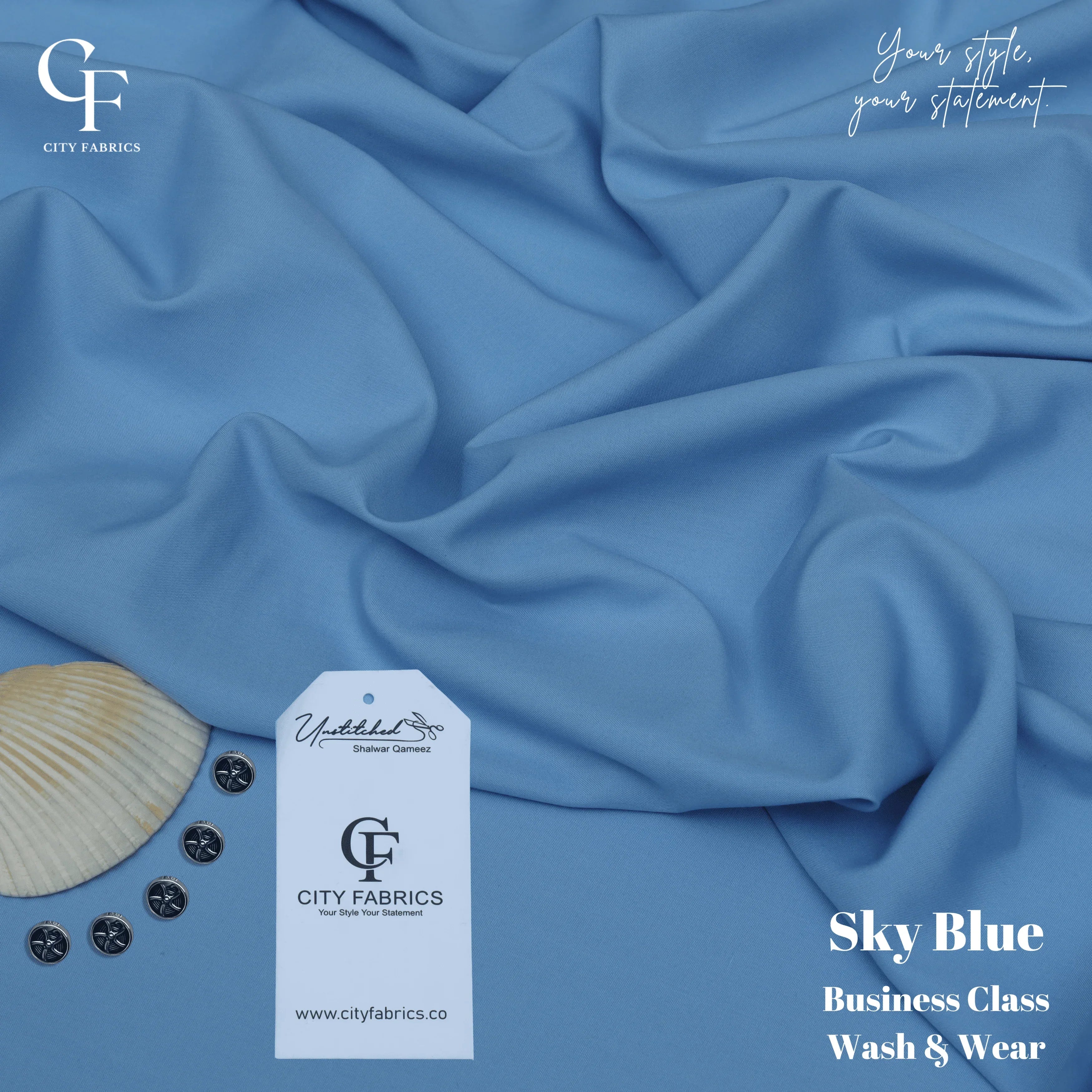 Business Class Wash & Wear - City Fabrics 