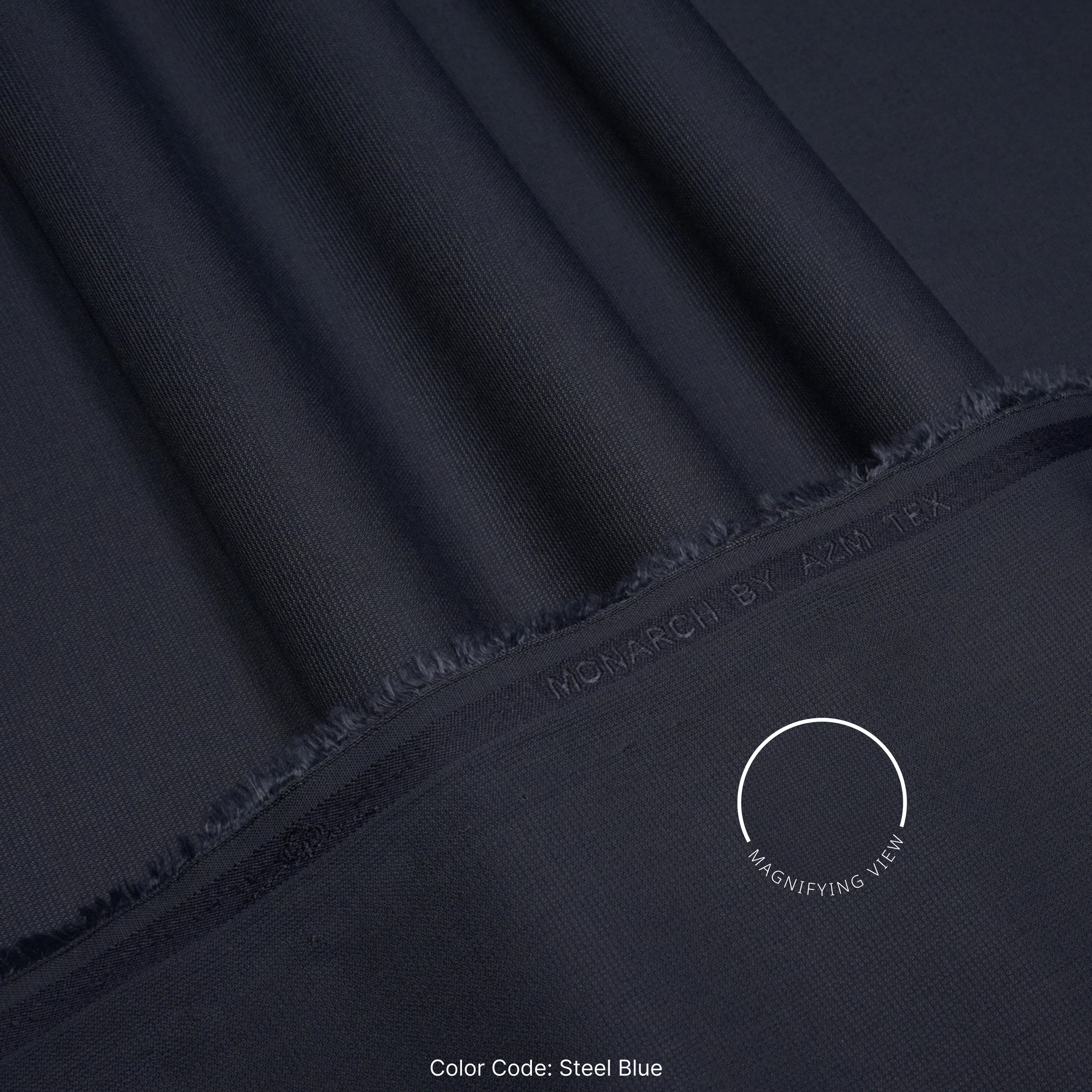 Monarch Wash & Wear By Azm Steel Blue