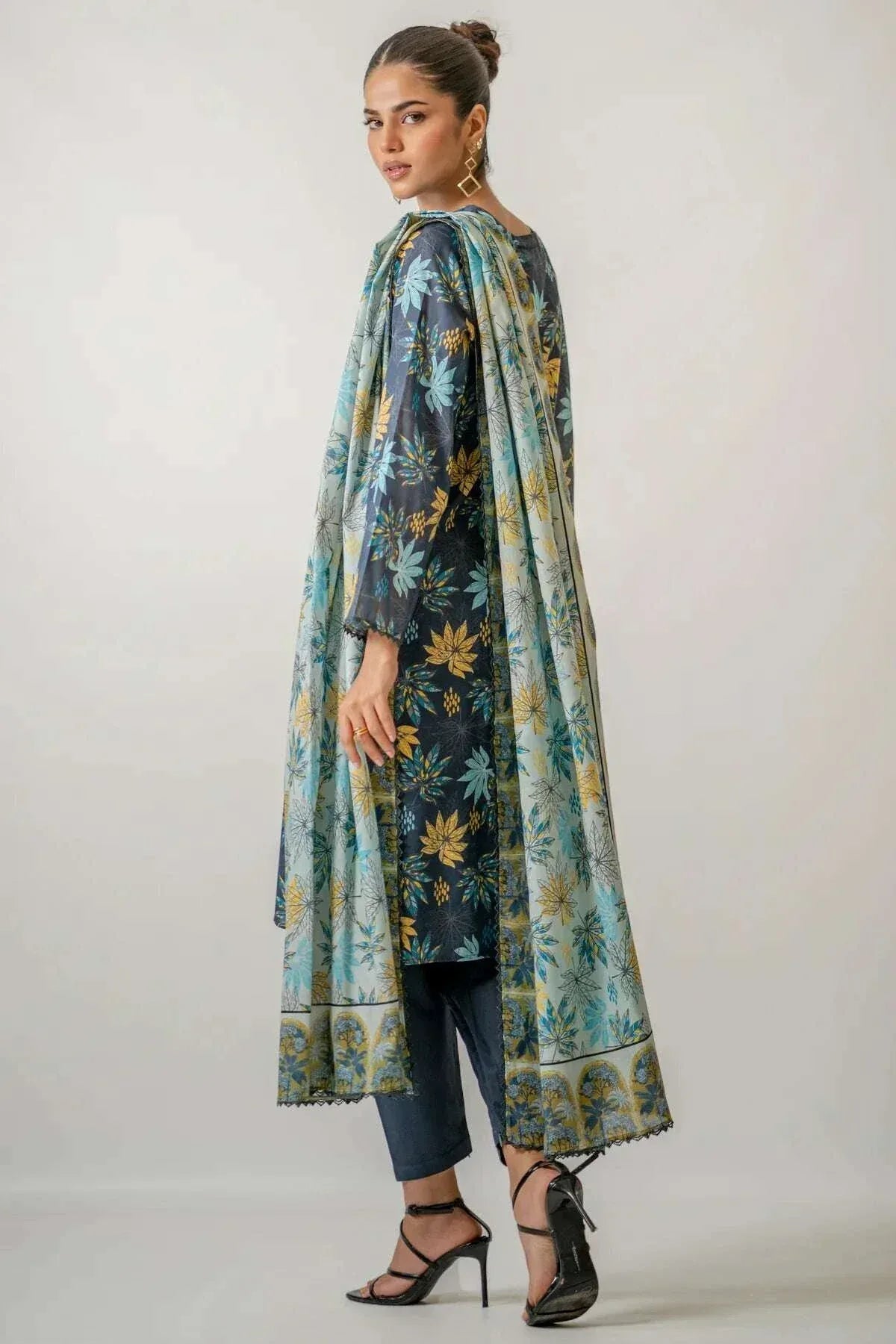 NISHAT KHADDAR UNSTITCHED PRINTED 3PC - City Fabrics 