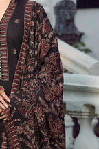 BAREEZE DHANAK UNSTITCHED EMB 3PC - City Fabrics 