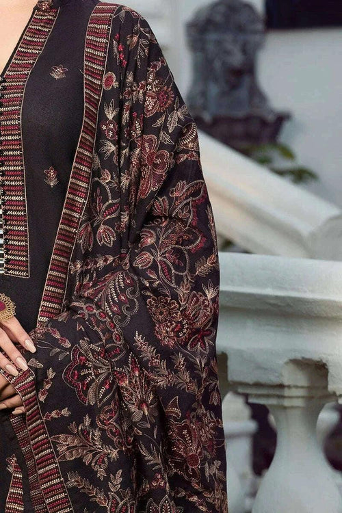 BAREEZE DHANAK UNSTITCHED EMB 3PC - City Fabrics 