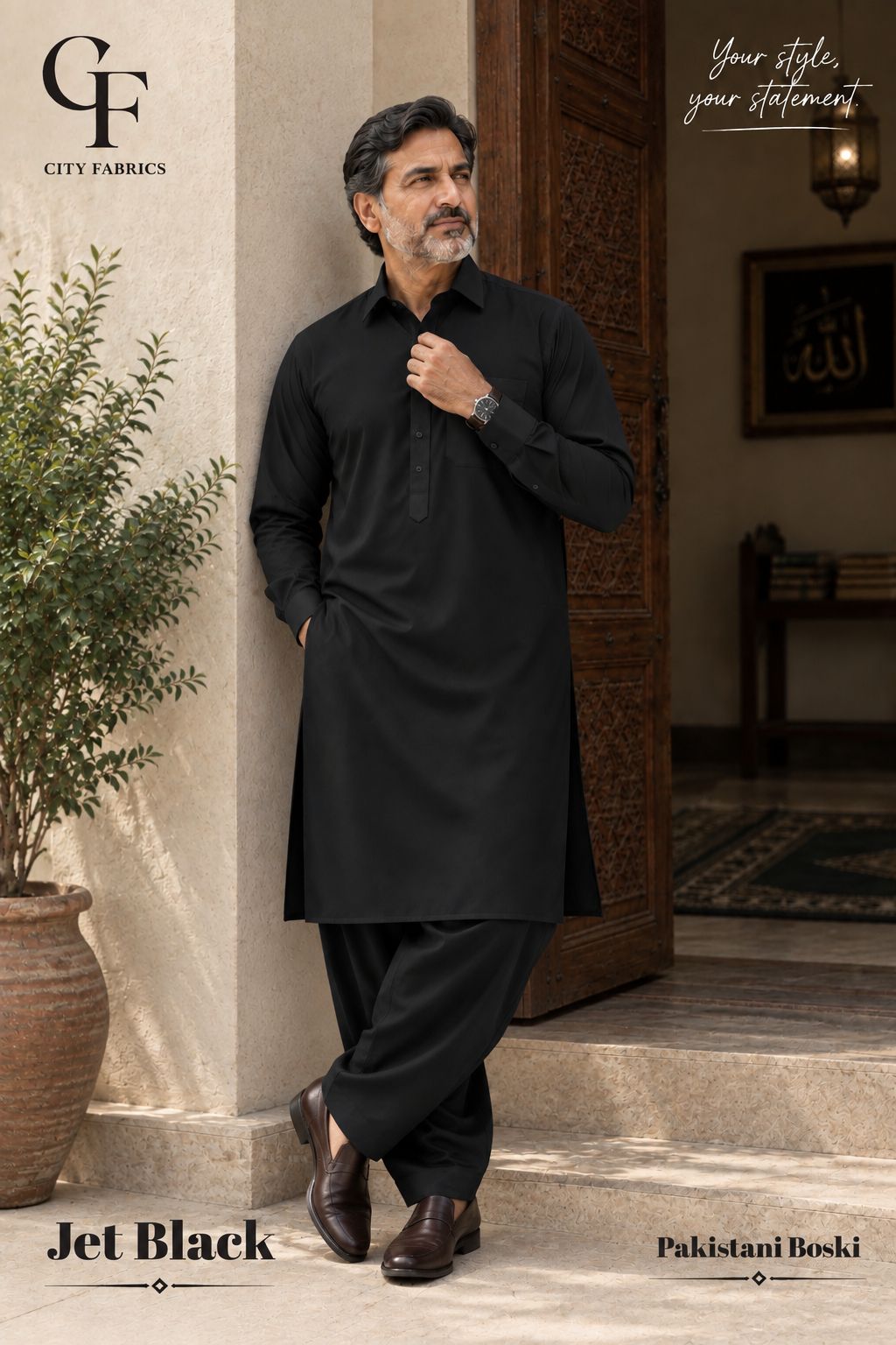 Pakistani Boski - Black