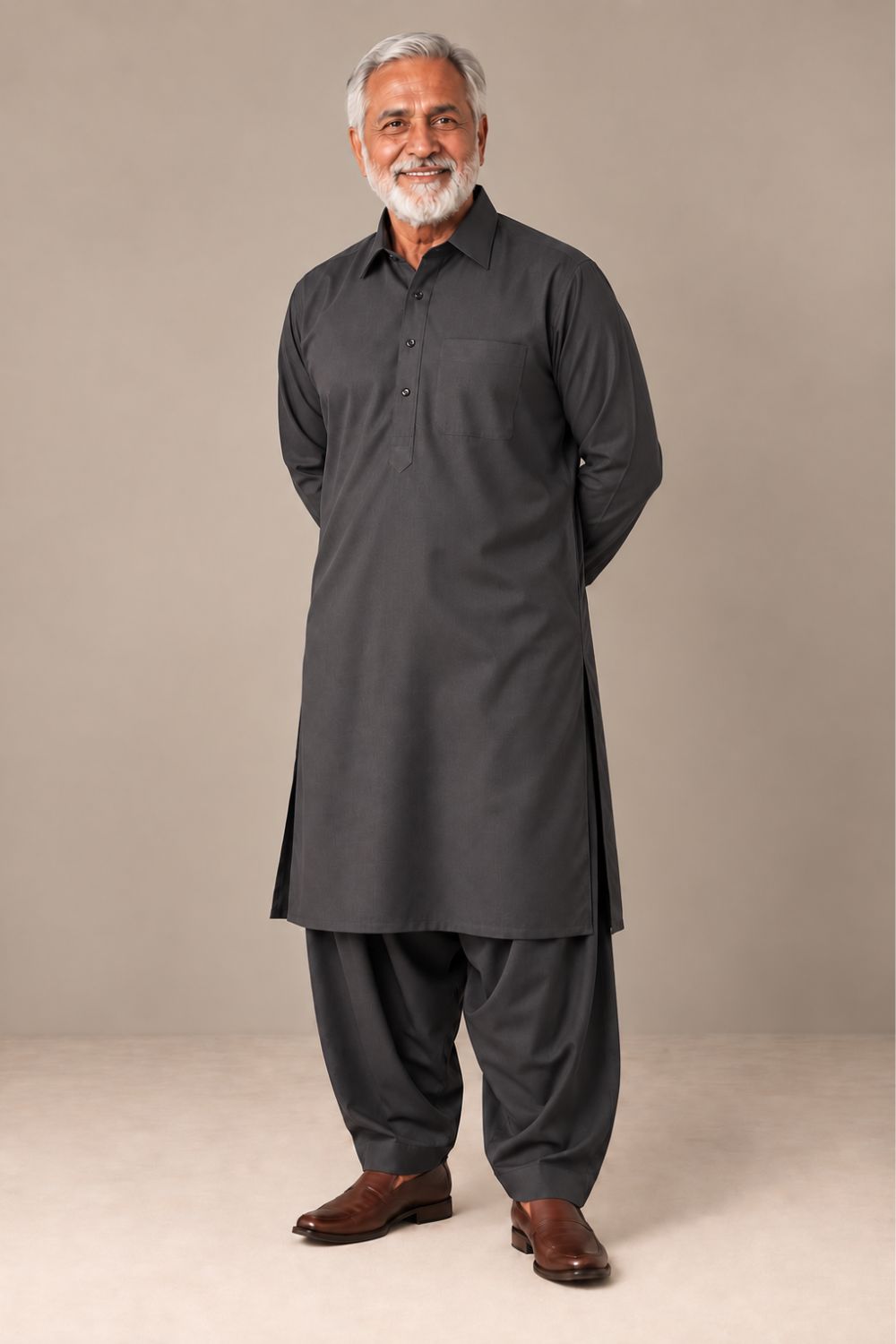 Pakistani Boski Smoke Grey